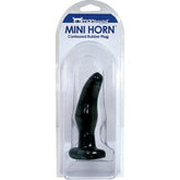 Manbound Mini Horn Contoured Rubber Plug Prostate Toys
